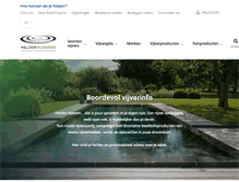 Tablet Screenshot of heldervijveren.com